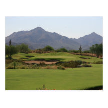 Golf del desierto postales