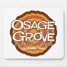 Golf del disco de la arboleda de Osage Tapete De Ratón