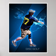 Golf del disco impresiones