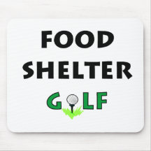 Golf del refugio de la comida tapetes de ratones