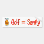 Golf Etiqueta De Parachoque