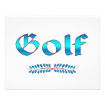 GOLF INVITACIÓN PERSONALIZADA