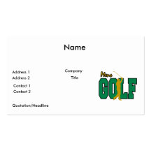 golf para hombre plantillas de tarjetas personales