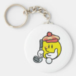 Golf sonriente llavero personalizado