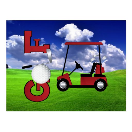 Golf Tarjeta Postal