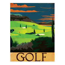 Golf Tarjetas Postales
