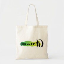 Golf único bolsa lienzo