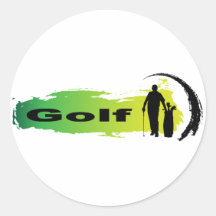 Golf único pegatinas  