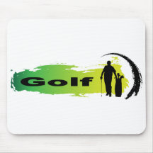 Golf único tapetes de ratones