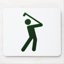 Golfer golf player mauspads