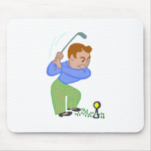 golfer golf spieler player mauspad