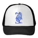 golfista del absract gorras