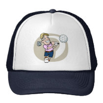 Golfista del dibujo animado gorras