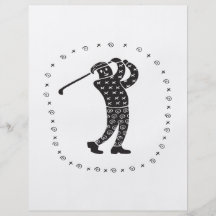 Golfista Flyer A Todo Color