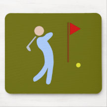 Golfspieler golf player golfer mousepad