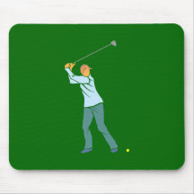 Golfspieler Golfer golf player Mauspads