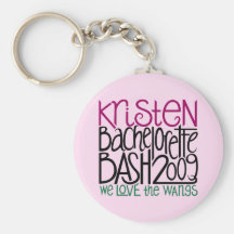 Golpe 09 de Kristen Bachelorette Llaveros Personalizados