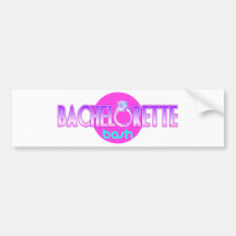 Golpe de Bachelorette Pegatina De Parachoque