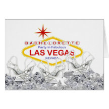 "Golpee apagado fiesta de Las Vegas Bachelorette d Tarjeta