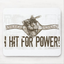 ¡Golpeé para el poder! Mousepad Tapetes De Ratón