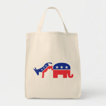 ¡Golpéelos con el pie los Dems! Bolsa De Mano