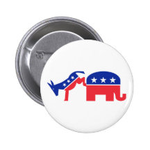 ¡Golpéelos con el pie los Dems! Pin