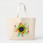 Golpes coloreados bolsas de mano