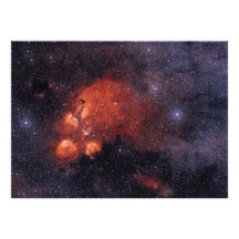 Goma 64 de la garra de oso de la nebulosa NGC 6334 Impresion Fotografica