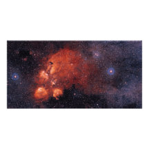Goma 64 de la garra de oso de la nebulosa NGC 6334 Tarjetas Con Fotos Personalizadas