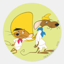 Gonzales rápido y amigo pegatina