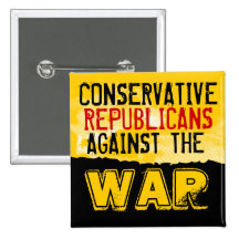 GOP conservador contra el botón de la guerra Pins