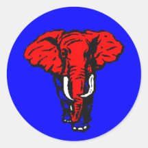 GOP DEL ELEFANTE PEGATINA