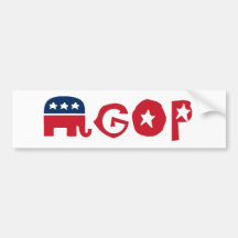 GOP ETIQUETA DE PARACHOQUE