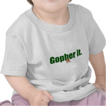 Gopher él camiseta
