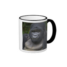 Gorila de montaña y Silverback 4 Taza De Café