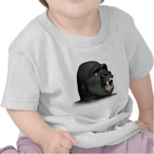 Gorila que gruñe camisetas