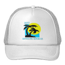 Gorra 2011 de las vacaciones de primavera de las p