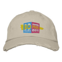 Gorra 2011 del orgullo de Columbus Gorras Bordadas