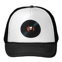 gorra 2 del camionero del disco de vinilo del micr
