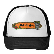 Gorra adaptable del tiki de la tabla hawaiana