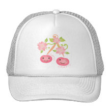 Gorra alegre de la cereza de Kawaii