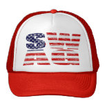 Gorra americano de la bandera de los E.E.U.U. del 