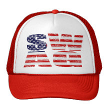 Gorra americano de la bandera de los E.E.U.U. del 