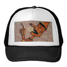 Gorra anaranjado del hombre de la lata de la alfom