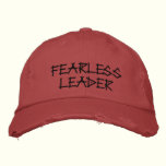 Gorra apenado líder audaz de la gorra de béisbol gorras bordados