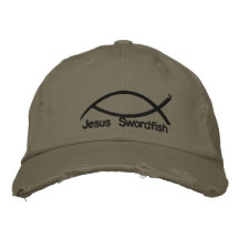 Gorra apenado peces espadas de Jesús Gorra Bordada