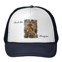 Gorra azul de Praga de la belleza