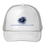 Gorra azul del corazón del diamante por Orena TM 2