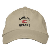 Gorra bordado abuelita de juego gorra bordada