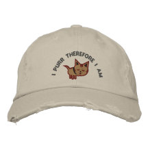 Gorra bordado amante del gato gorra bordada